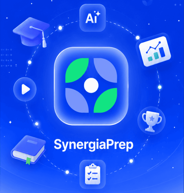 SynergiaPrep App Mockup